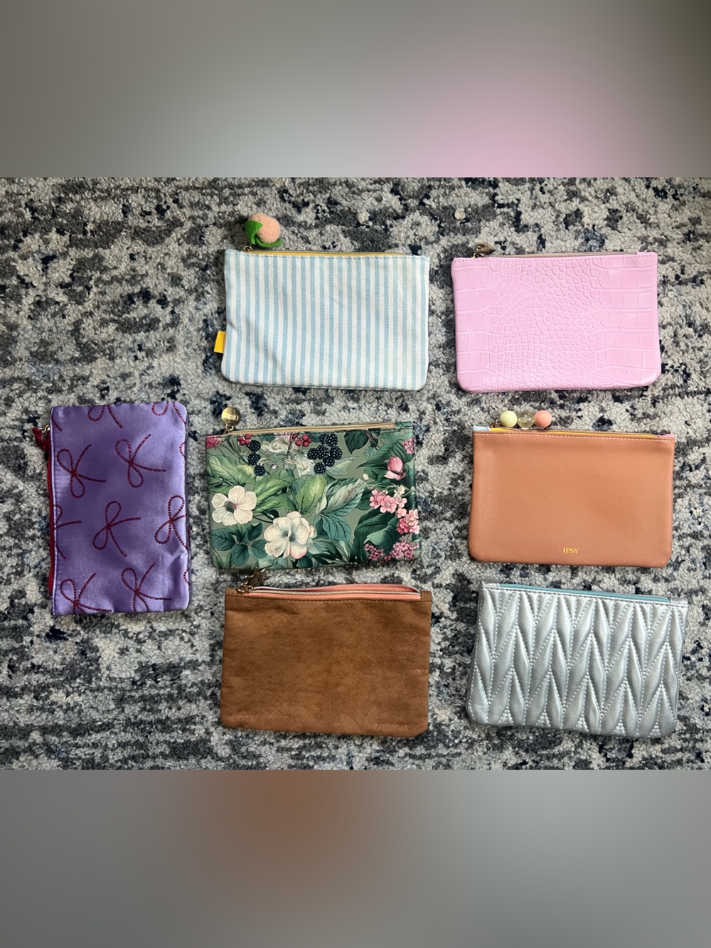 Ipsy Bags: lot of 7